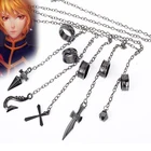 Аниме Hunter x Hunter Kurapika Косплей фигурка игрушки металлическое кольцо браслет Винтаж Крест цепочка на палец кулон для взрослых и детей