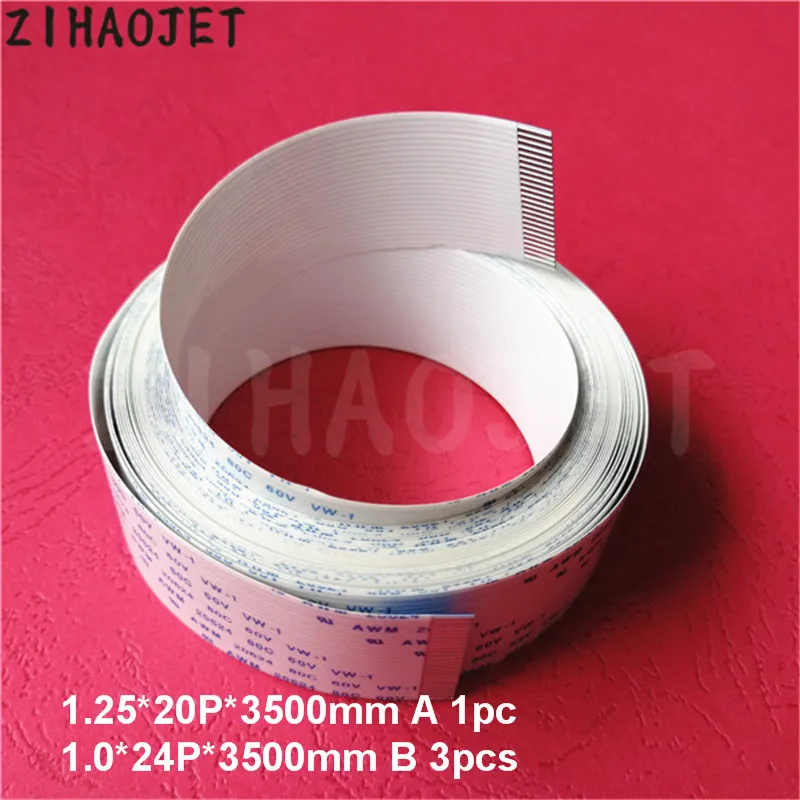 20Pin 24pin FFC кабель Thunderjet 1801 1802 широкоформатный принтер dx5 головная плата Дата Litu