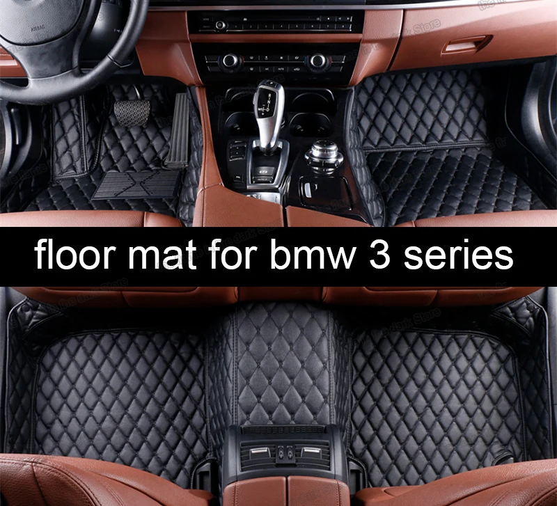 Кожаные автомобильные коврики Lsrtw2017 для Bmw 3 серии 2012 2013 2014 2015 2016 2017 2018 F30 F34 F31 318i 320i