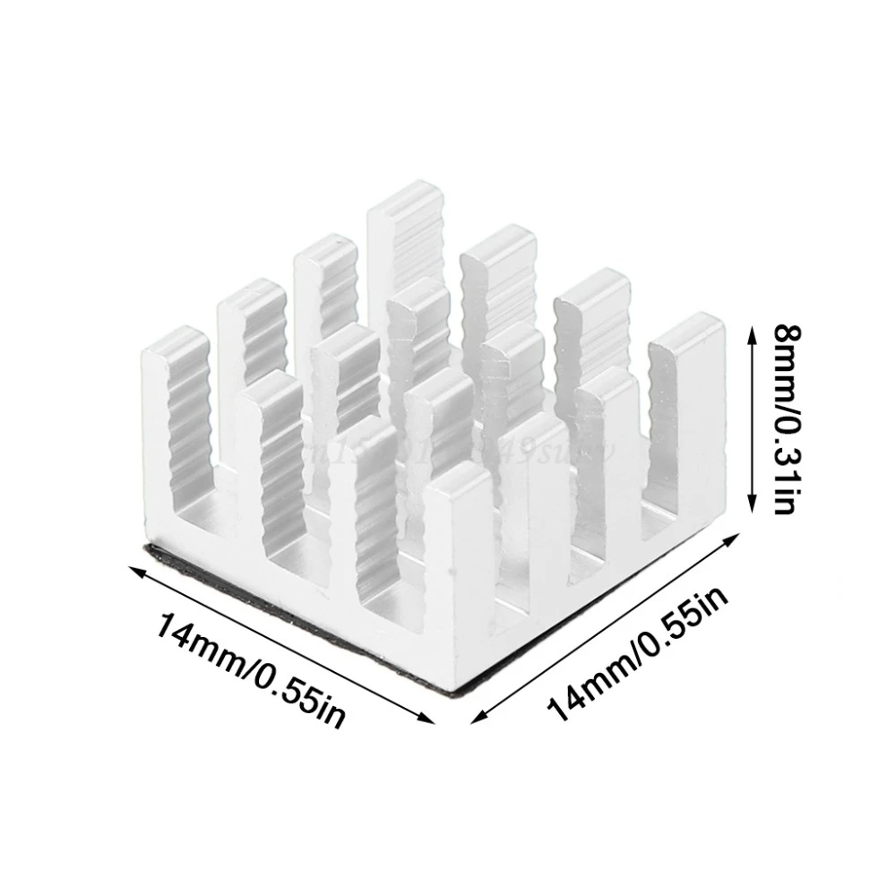 10 шт. алюминиевый радиатор радиатора кулер для компьютера электронная