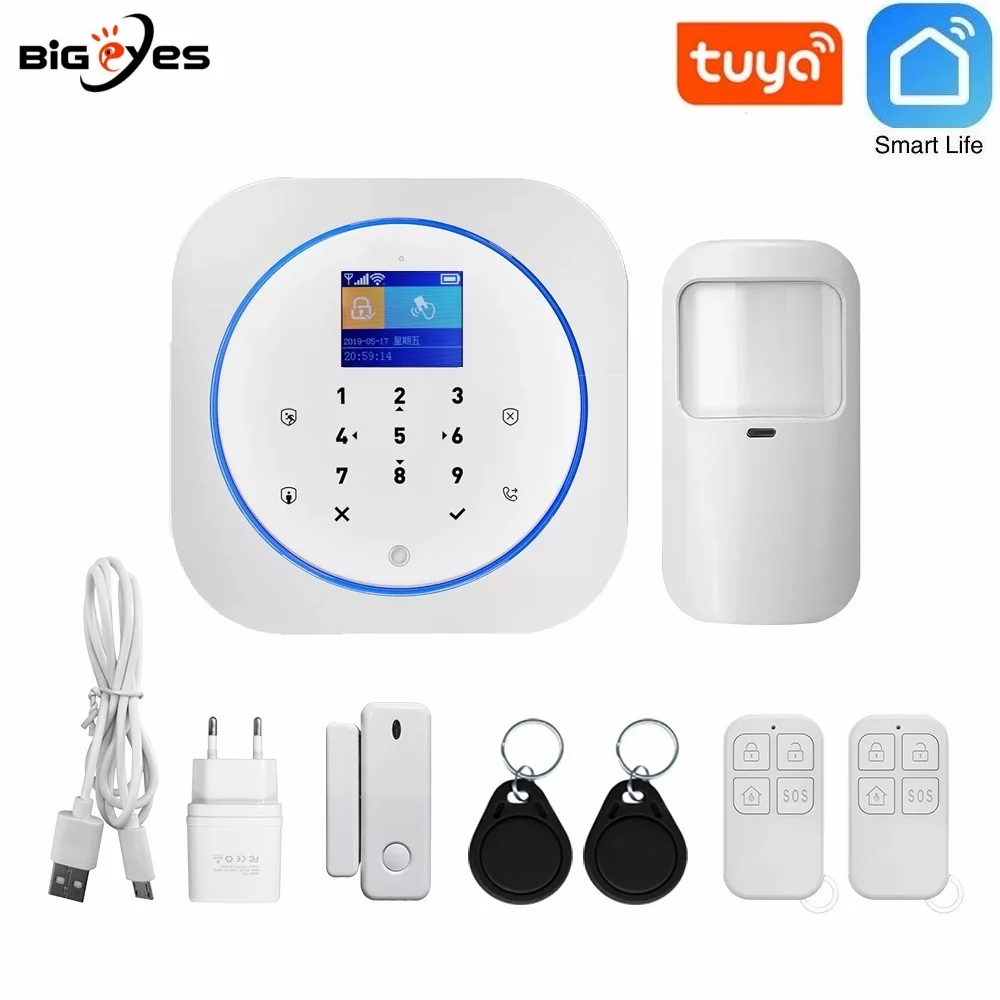 Домашняя система охранной сигнализации TUYA WiFi/система tuya wifi с поддержкой функции