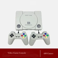 cool baby new rs86 video game console 600 built in game home retro double gampads for ps1 tv game player
