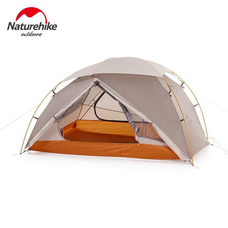Палатка Naturehike Nebula туристическая на 2 человек нейлон 20D сверхлегкая двухслойная