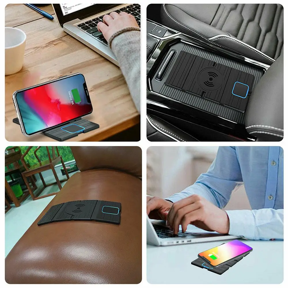 Vehemo 15 Вт Зарядное устройство для телефона зарядное регулируемый нескользящий