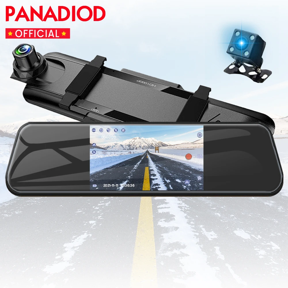 5-дюймовое Автомобильное зеркало заднего вида с сенсорным экраном зарядное