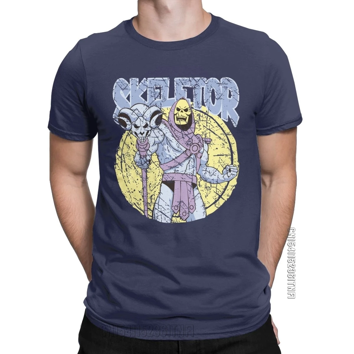 

Men's T-Shirts He-Man And The Masters Of The Universe Skeletor Vintage 100% Cotton Tees Classic T Shirt Crewneck Tops