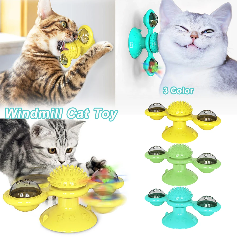 Игрушки для домашних животных кошек крутящийся пазл тренировочный поворотный
