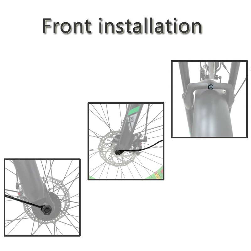 Крыло GORTAT для снежного велосипеда прочный брызговик из железа колеса 26*4 0 дюйма