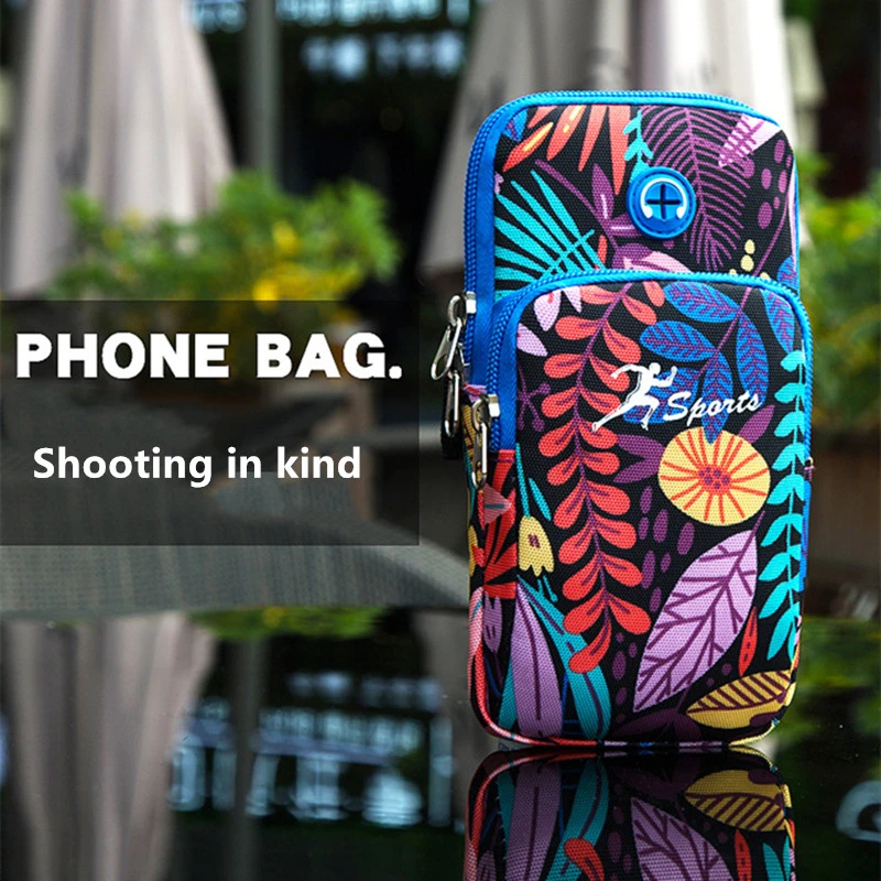 Latest Running Waterproof Arm bag 6.5 inch phone Elastic bandage Home Gym indoor fitness sports outdoor wrist Trail Item storage