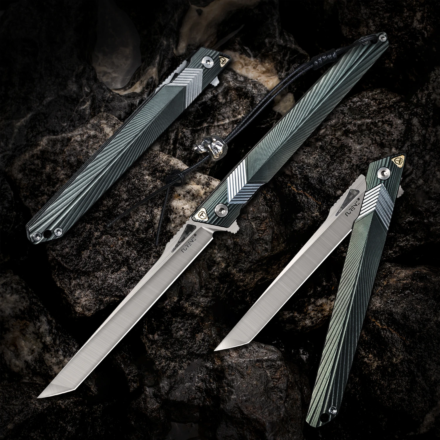 Складной нож M390/14C28N Сталь G10 ручка из титанового сплава легкий карманный с