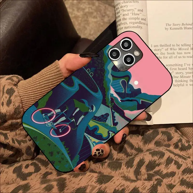 

BIKE CYCLING Art Phone Case for iPhone 8 7 6S Plus X 5S SE 2020 XR 11 12 mini pro XS MAX