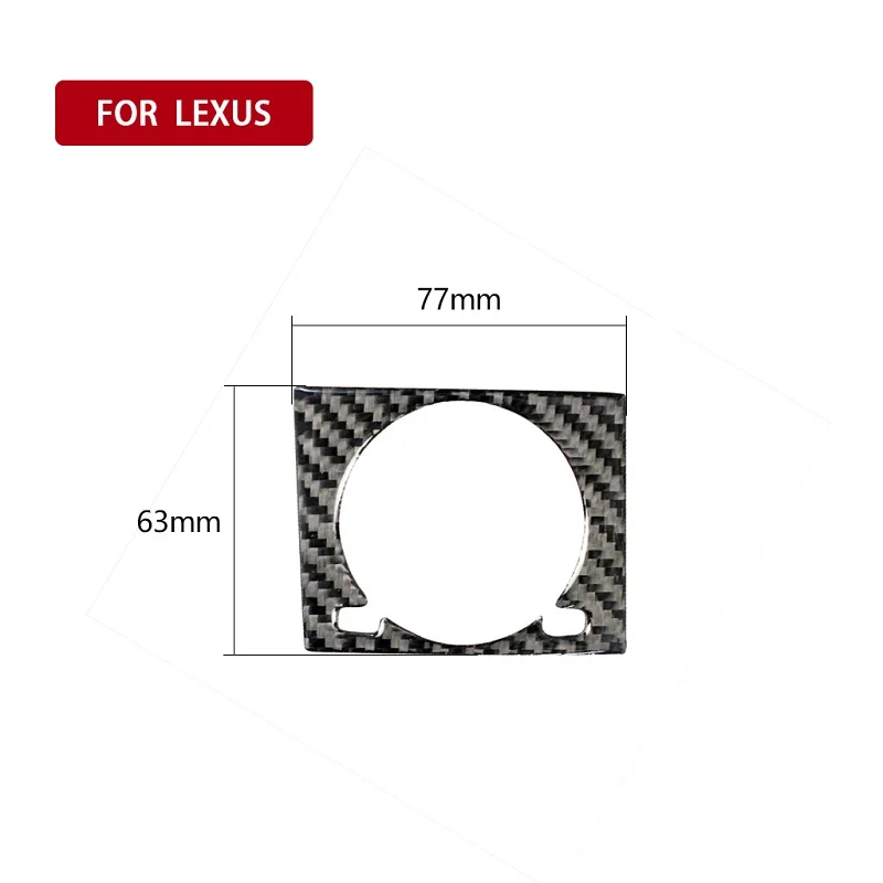 Подходит для Lexus RX300 270 200T 450H 2016-2019 углеродное волокно центральные часы приборной