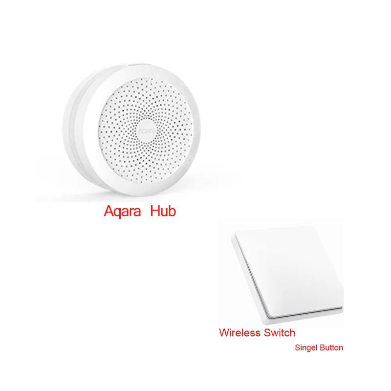 gateway switchsing Умный дом Xiaomi Aqara умный светильник ZiGBee настенный выключатель розетка через смартфон приложение Xiaomi беспроводной пульт дистанционного управления - Color: gateway switchsing