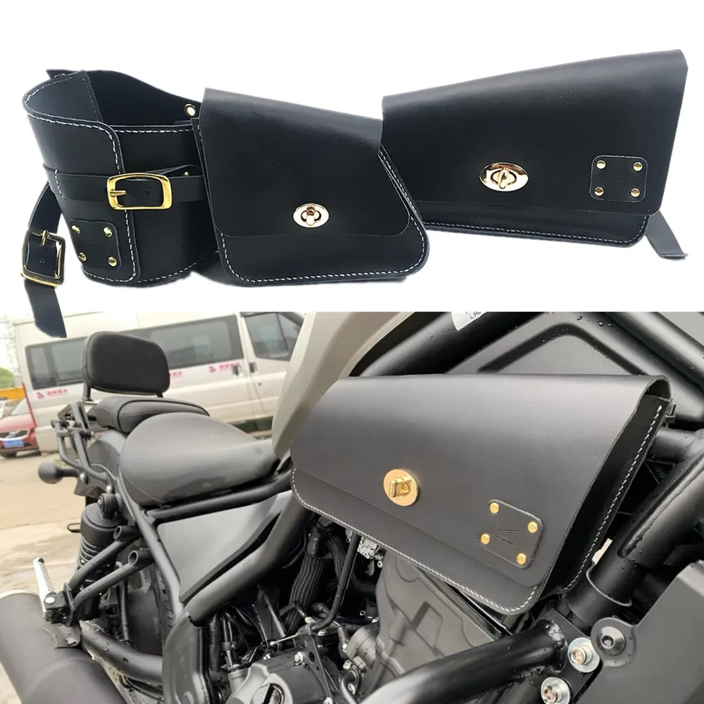 Черная сумка-седло ручной работы для Honda Rebel CMX 300 500 и ABS 2017-2021