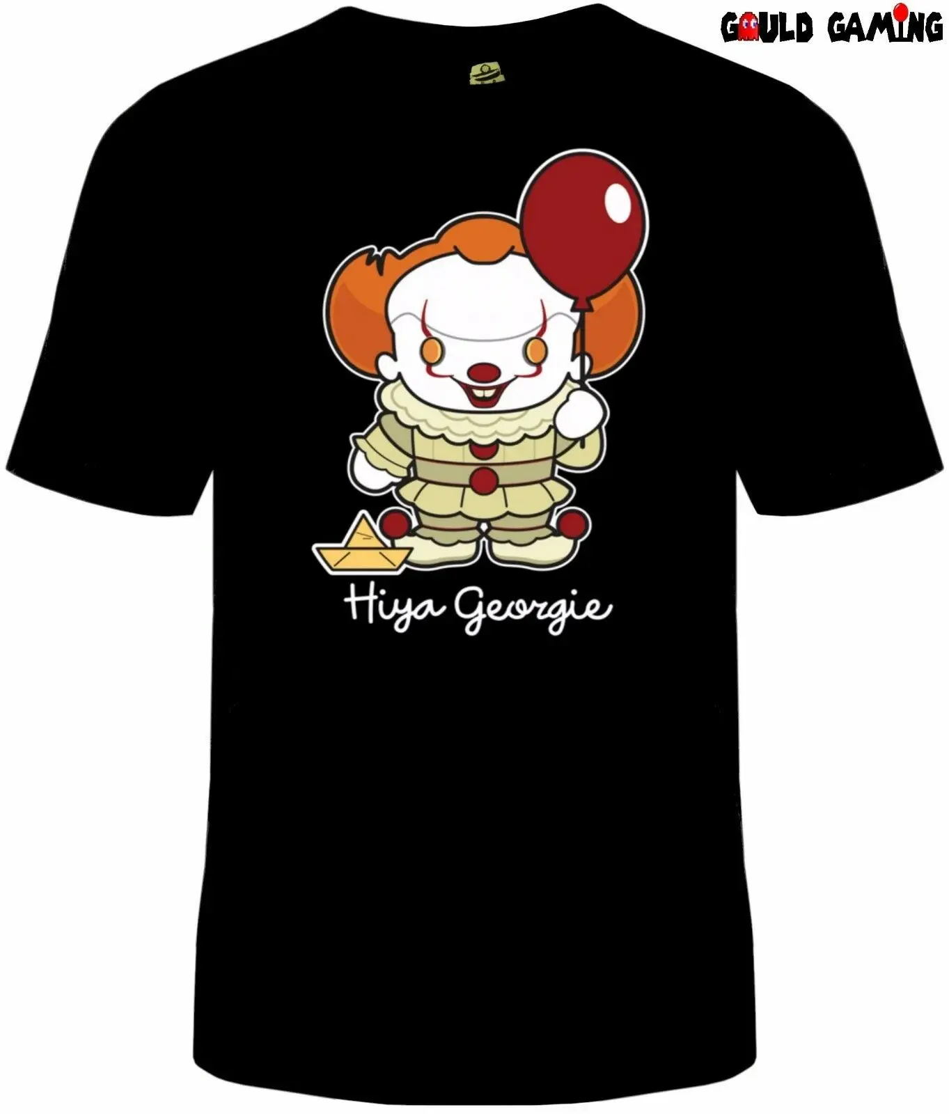 Hiya Георгий IT футболка унисекс смешной хлопок для взрослых Pennywise клоун Стивен Кинг