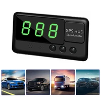 universal car head up display hud gps speedometer digital on board computer kmh mph speeding alarm auto electronics accessories