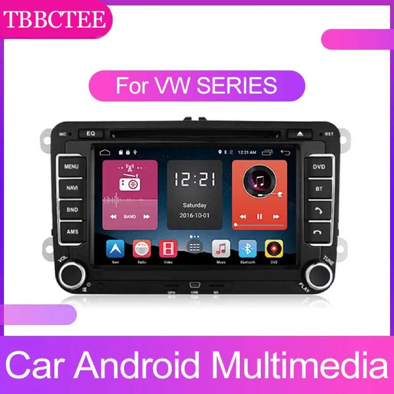 TBBCTEE 2 DIN Android Сенсорный экран для VW серии 2005 ~ 2009 Автомобильный мультимедийный