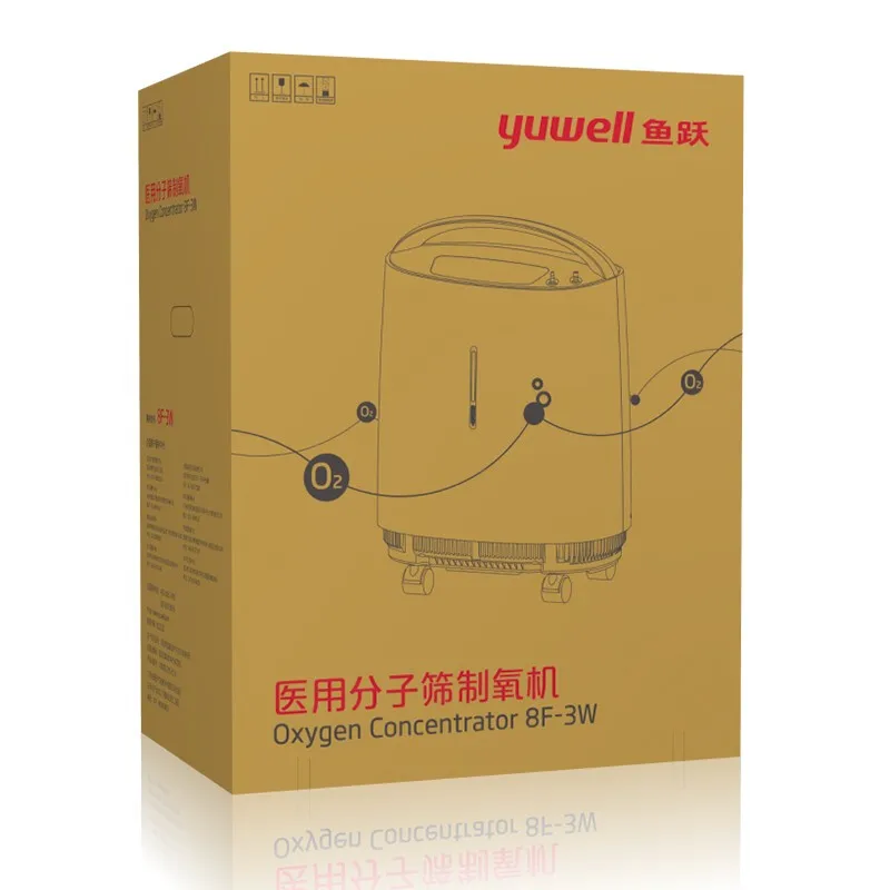 

Yuwell 3L Intelligent Portable Oxygen Concentrator Auto Alarm Medical Equipment Home Oxygen Generator Device Nebulizer Portable