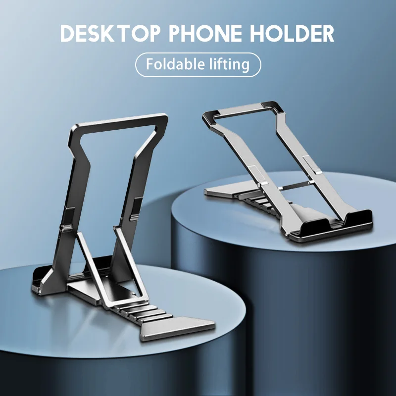 

Universal Mobile Phone Holder Adjustable Multi-Angle Desktop Tablet Holder Rotating Folding Bracket Plastic Tablet Stand Base