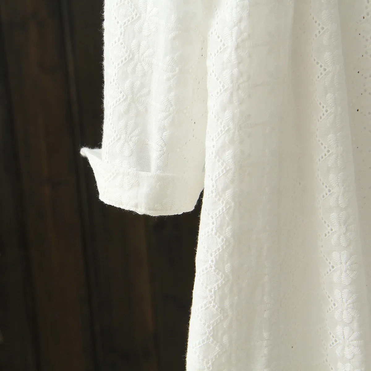 Милое весеннее платье в стиле девушки из леса с кружевом и вышивкой женское миди