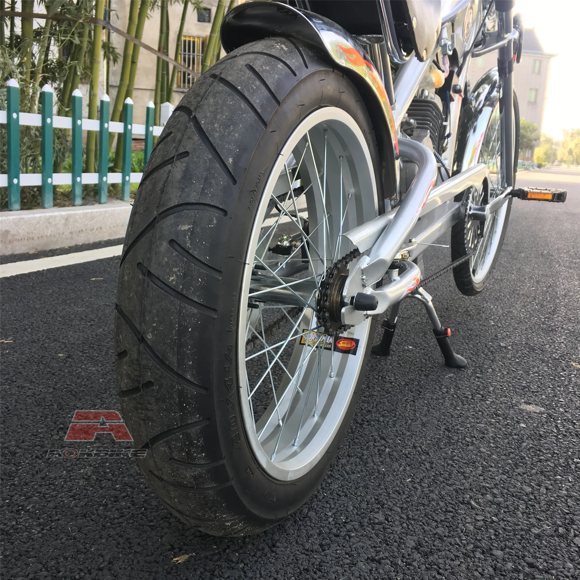 48CC моторизованный велосипед низкий мотоцикл для внедорожника мощный 20 ”-24”