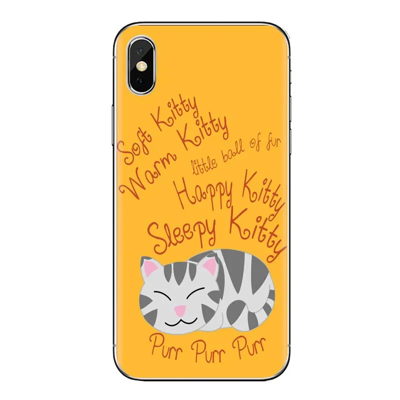 Чехол из ТПУ для iPhone XS Max XR X 4 4s 5 5S 5C SE 6 6S 7 8 Plus samsung Galaxy J1 J3 J5 J7 A3 A5 Big Bang Theory Kitty Sheldon Cat |