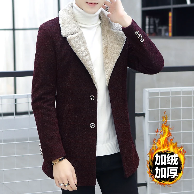 Мужская осенне-зимняя повседневная хлопковая теплая верхняя одежда плотная