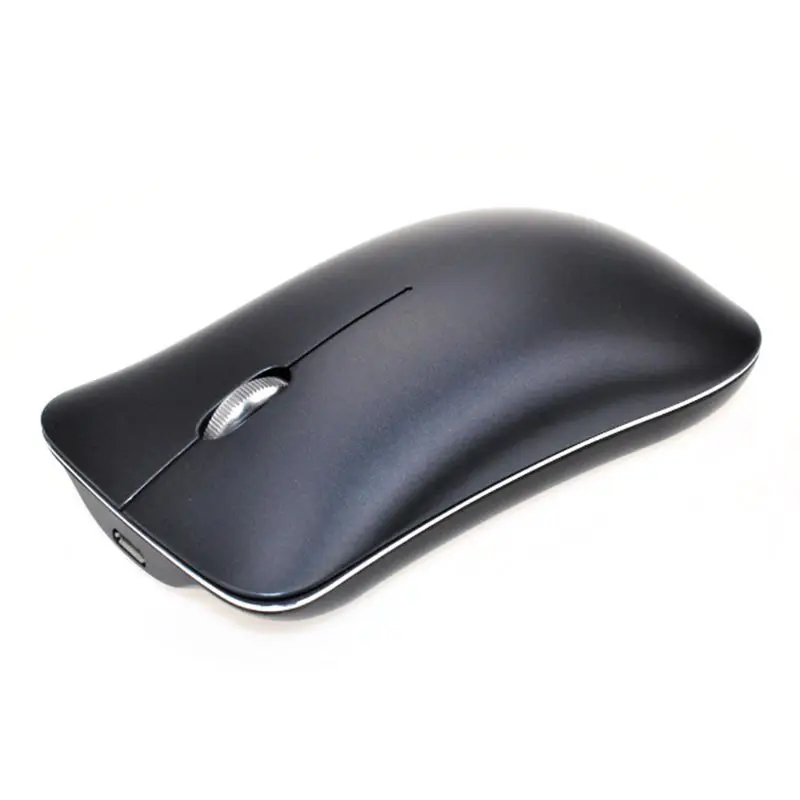 

Silent Mouse Three Mode Wireless 2.4G + Bluetooth 5.0 +3.0 Mice Aluminum Alloy Rechargable Mouse