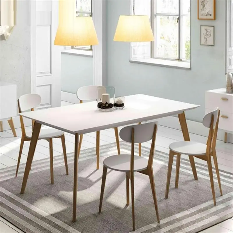 Esstisch Tavolo Meja Makan Salle A Manger Современный Обеденный набор Juego De Shabby шикарный деревянный