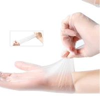 100 pcs transparent disposable pvc gloves s xl dishwashing kitchen bathroom garden gloves universal for home cleanin tools g671
