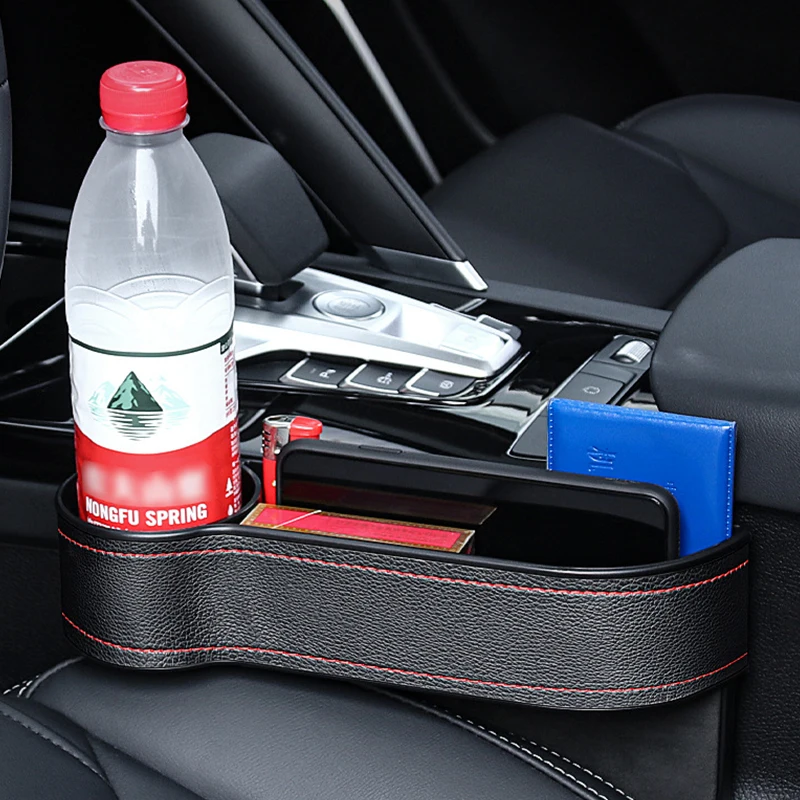 Car Seat Gap Organizer Auto Crevice Storage Box Plastic Cup Phone Holder Interior Accessories for Keys Cards Wallets | Автомобили и