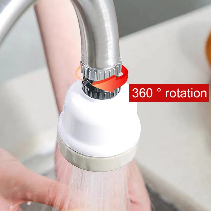 Bathroom Kitchen 3 Modes 360 Rotatable Tap Faucet Aerator Bubble Flexible Water Saving High Pressure Filter Adapter Sprayer |