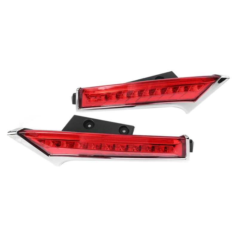 

AU04 -for Nissan Rogue X-Trail 2014-2019 Car LED Rear Window Pillar Light High Brake Light Taillight Driving Warning Lamp
