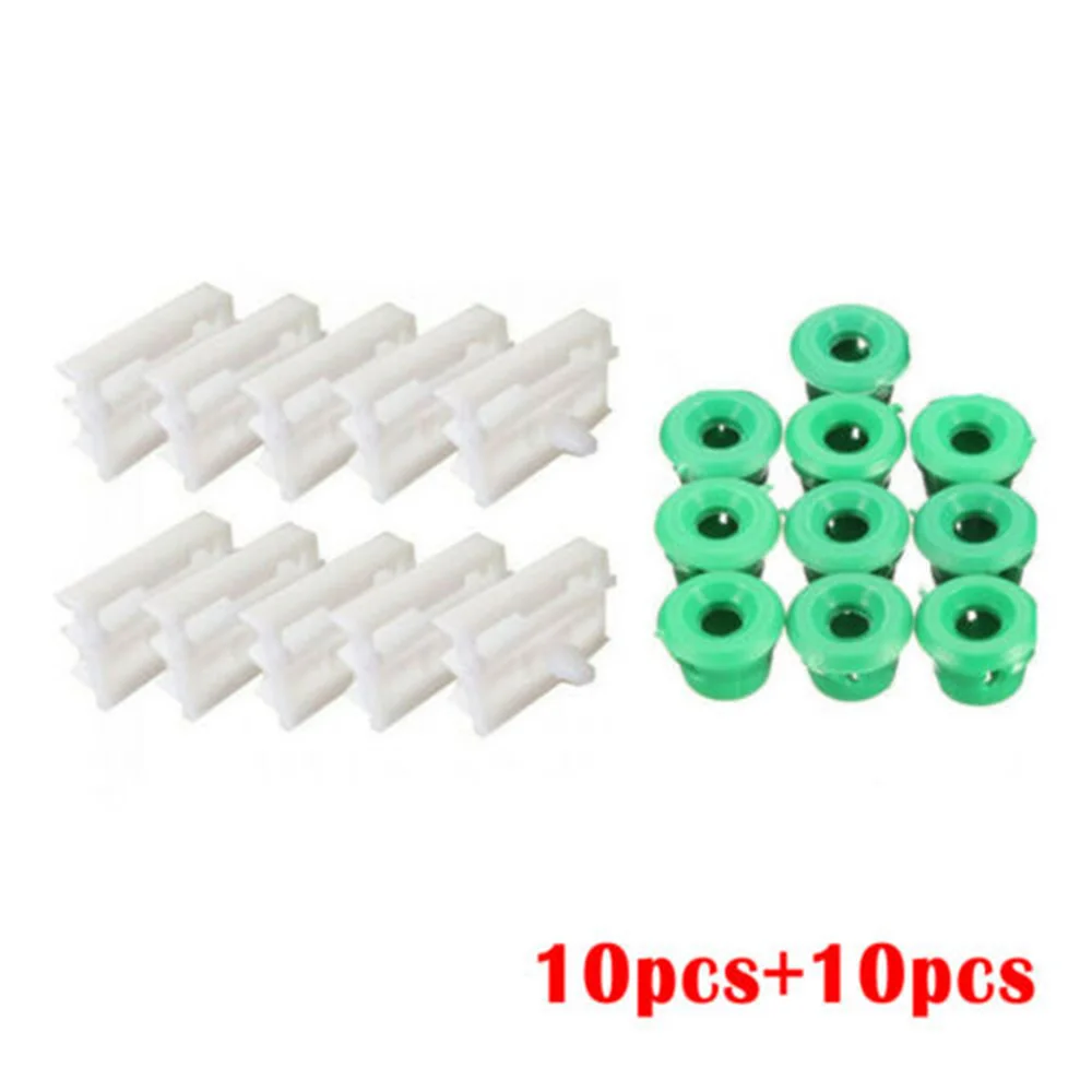 High Quality PA6 10x Side Sill Skirt Clips+10x Rocker Panel Moulding Clips For BMW E36 E46 E90 Auto Accessories