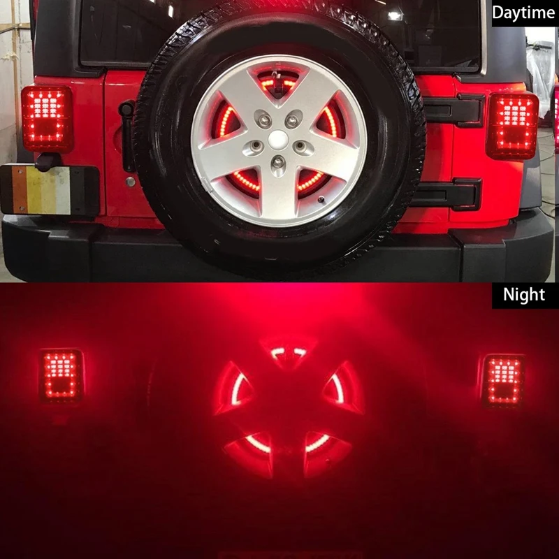 Запасной тормозной светильник для шин колес 3-й третий Jeep Wrangler 2007-2017 JK JKU YJ TJ