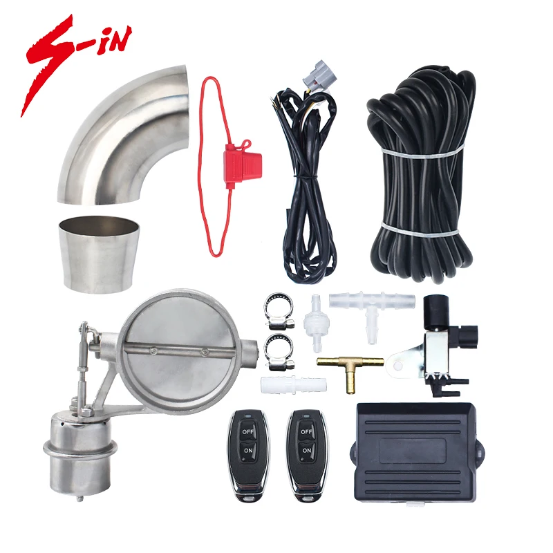 Выпускной вырез клапан 89 мм вакуумный выпускной комплект нормальный Закрытый