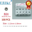 Прокладки ERIKC, регулирующая прокладка B24, регулировочные прокладки для инжектора с общей топливной магистралью B24, шайба B24, размер: 1,12-1,30 мм