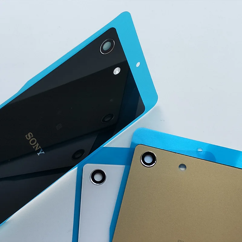 100% оригинал sony Xperia M5 E5603 E5606 E5653 заднее стекло Крышка батарейного отсека для с