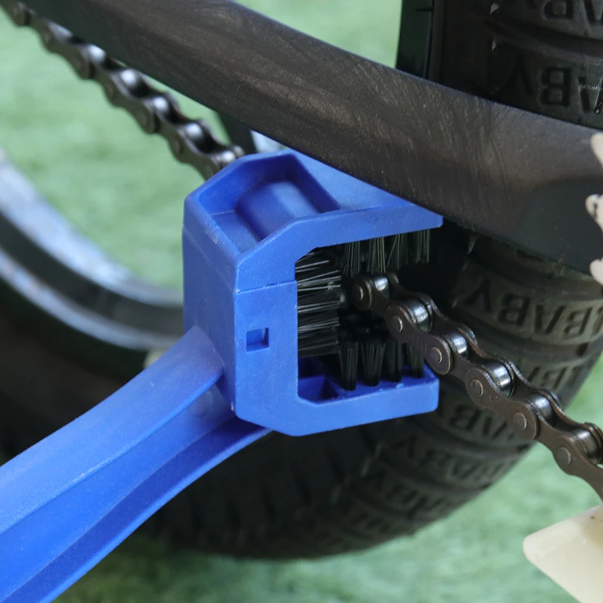 Зубчатая щетка для очистки цепи мотоцикла инструмент грязи YAMAHA YZ80 85 YZ125 Kawasaki 1 ZRX1100