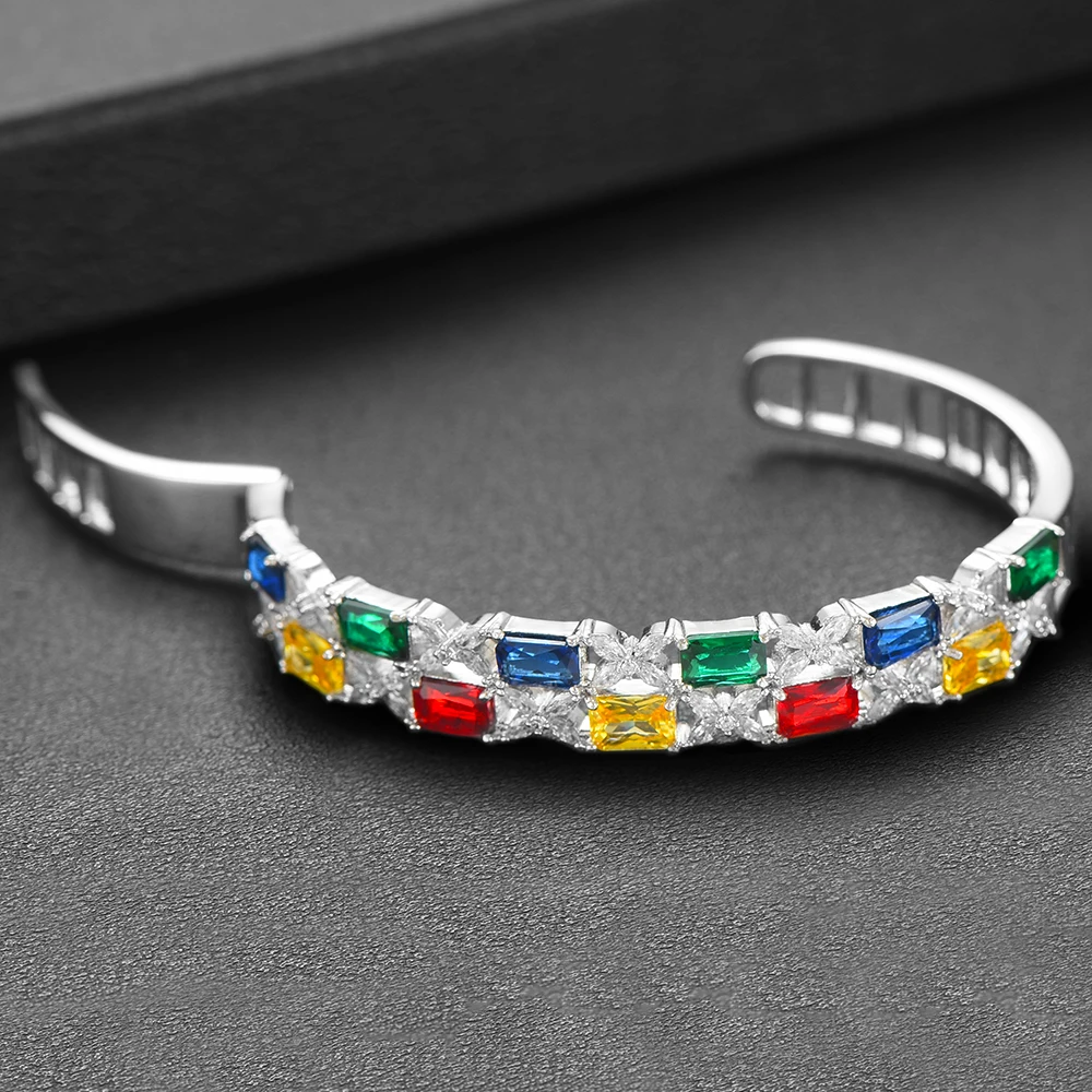 Комплект из 2 браслетов и колец GODKI роскошные корейские стандартные наборы для