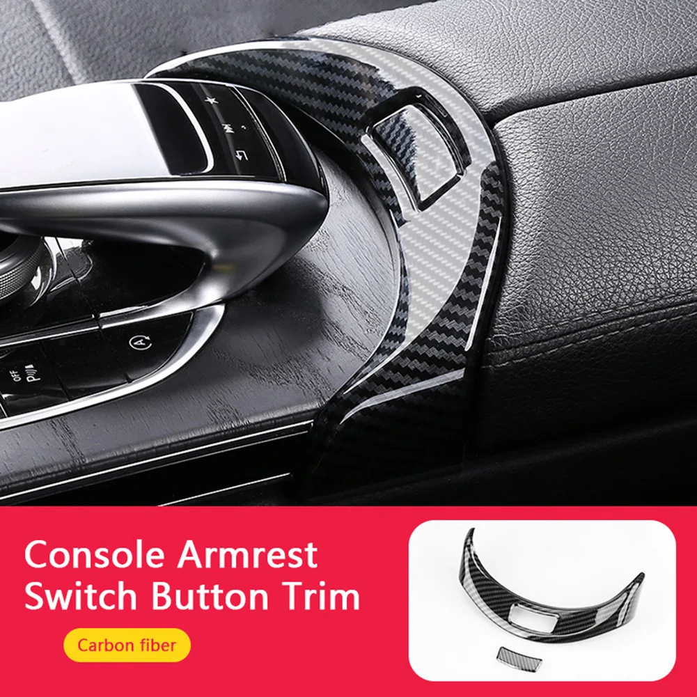 

Console Armrest Switch Button Trim Cover Car Styling Interior Inner Trim Cover for Mercedes Benz W205 X253 2015-2020