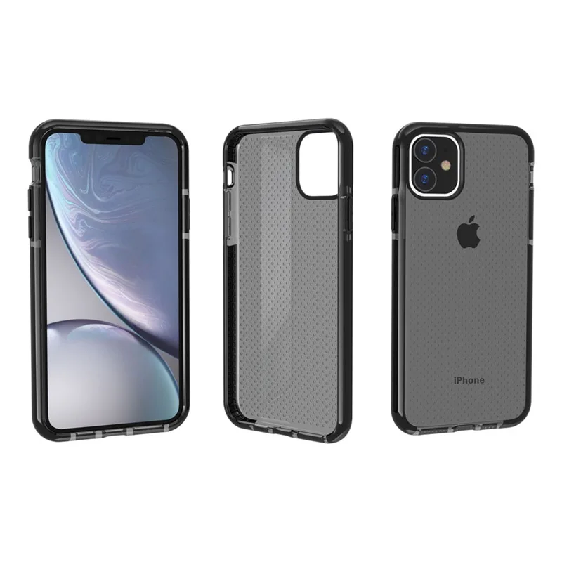 Брендовый защитный противоударный чехол-сетка для iPhone XS MAX XR 8 Plus 7, мягкий чехол из ТПУ для iPhone 11, чехол для телефона