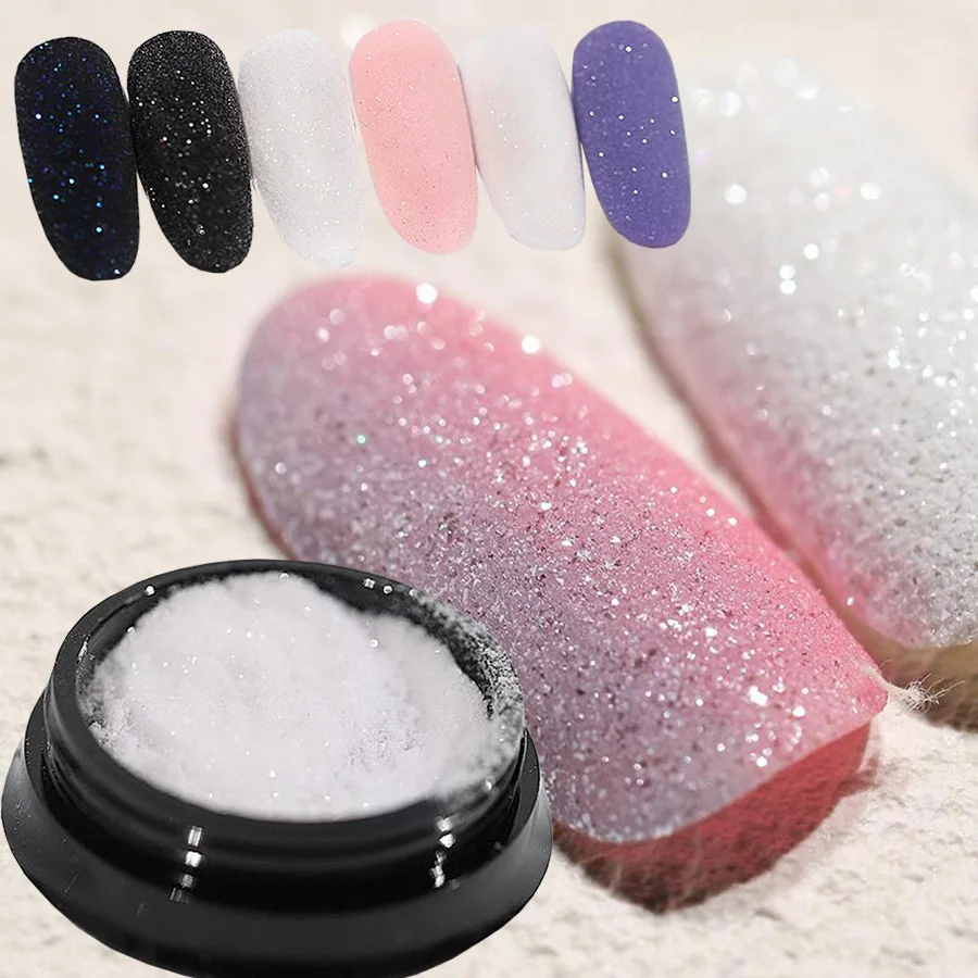 Сияющий сахарный блеск для ногтей Bittb лазерная пигментная пыль дизайн сделай сам