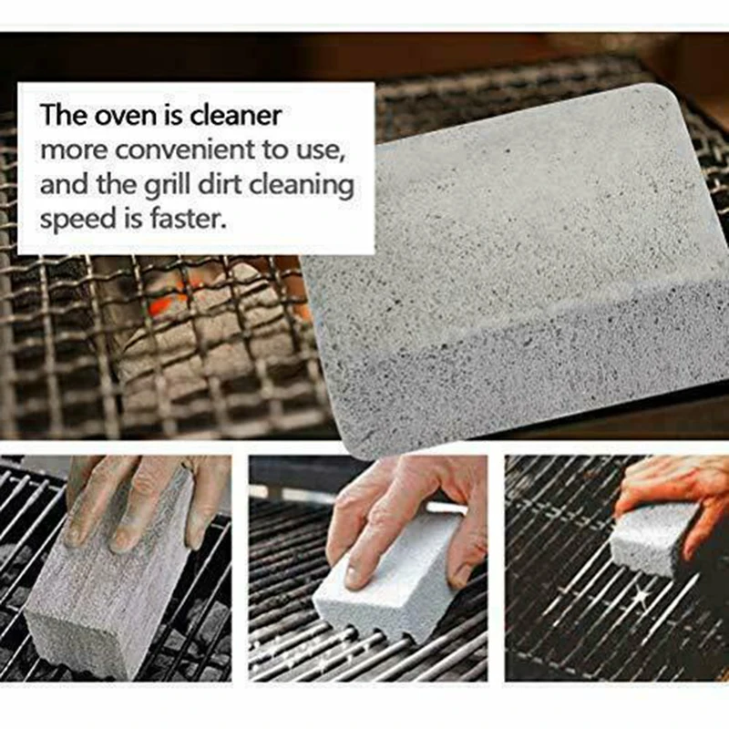 New BBQ Scraper Pumice Grill Cleaner Stone Brick Block Cleaning Barbecue Griddle Kit Dropshipping | Дом и сад