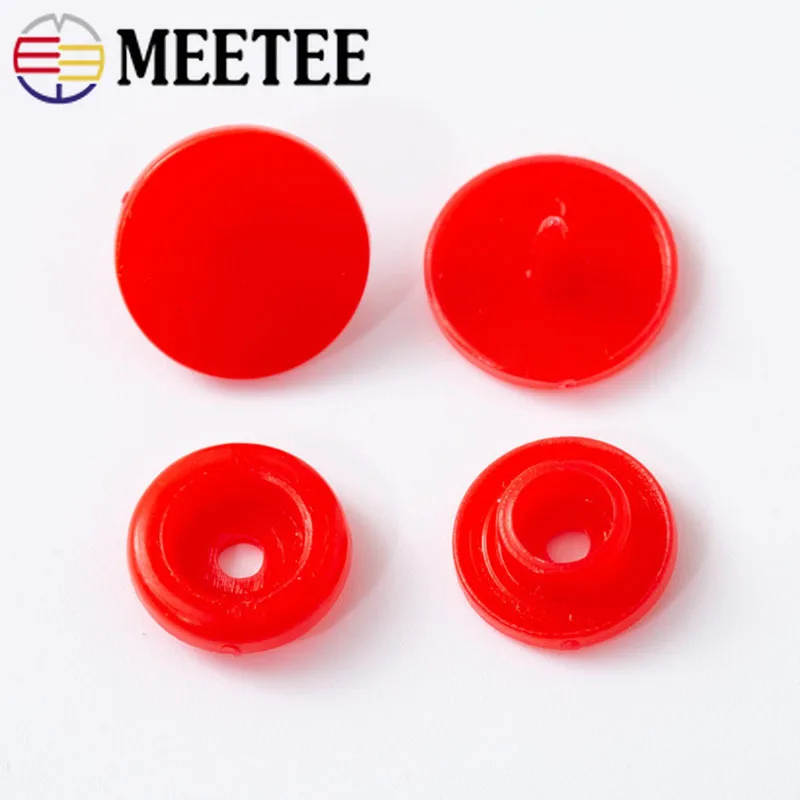 Meetee 100/200/1000sets Resin Snap Button 12mm Plastic Colorful Concealed for Children's Clothing Quilt Cover Accessories | Дом и сад