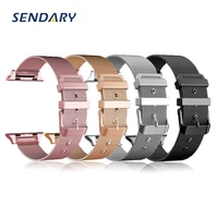 stainless steel loop band for apple watch band strap 384041mm for iwatch se 7654321 424445mm bracelet wrist watchband