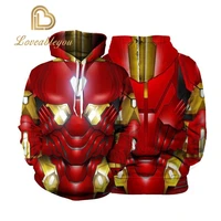 yinuodail mens hoodie the avengers 3d hoody sweatshirt marvel cosplay costume iron man streetwear tops