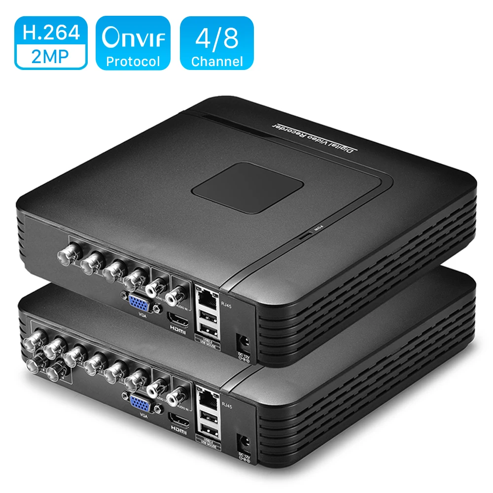 /AHD/N DVR 4 канала 8-канальный видеонаблюдения AHD DVR AHD-N Hybrid DVR/1080 P NVR 4in1 видео регистраторы для AHD Камера IP Камера аналоговый Камера