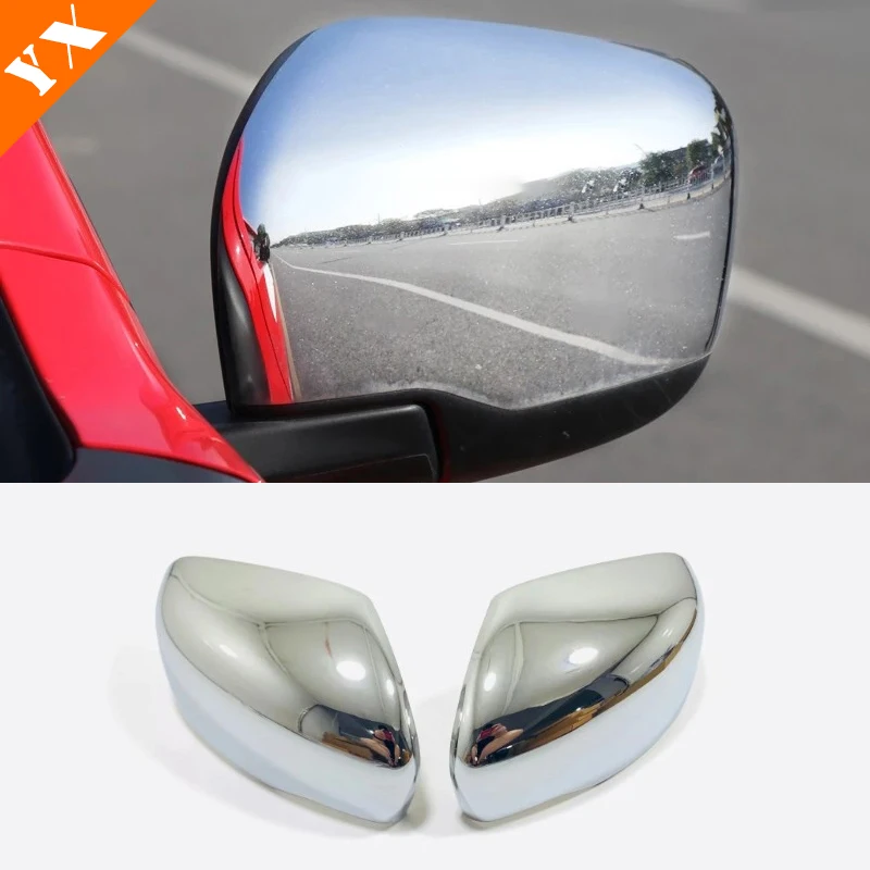 

For Nissan Navara NP300 2019 2020 Car Styling Accessories ABS Chrome Car Side Door Rearview Turning Mirror cover Sticker 2pcs