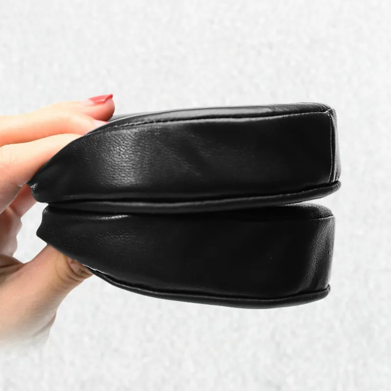 Овчина Универсальные круглые амбушюры из натуральной кожи с пеной памяти